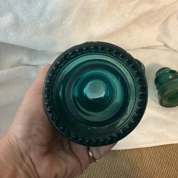 Glass Insulator Hemingway 42 Approx 4" Electric Electrical H5 - Picture 5 of 5